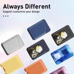 Leather Fashionable customizable modular iPhone case for iphone 16